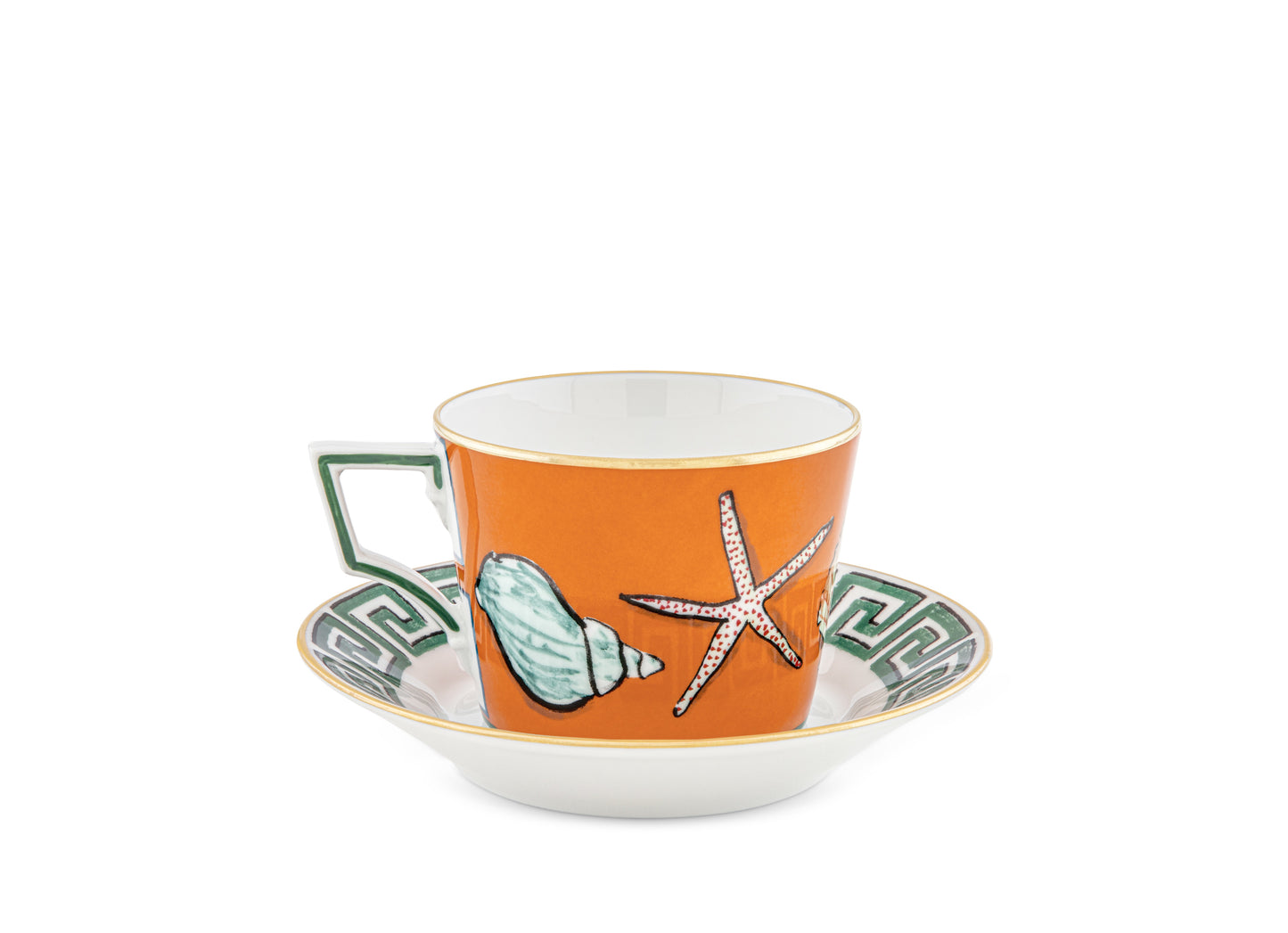 TEA SET FOR TWO - ROCK ORANGE